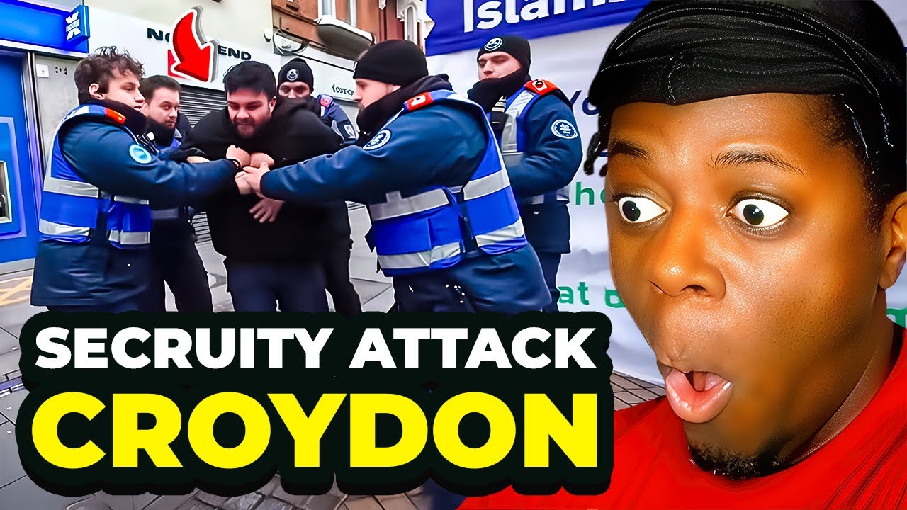 Croydon Is CRAZY: Security Guard ATTACKS Pedestrian!