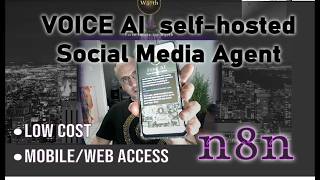 How to make a Voice AI Web App - n8n Social Media flow, self-hosted