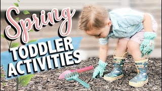 SPRING TODDLER ACTIVITIES | Must do activities for Toddlers | Spring Toddler Fun | The Carnahan Fam