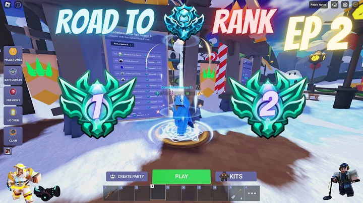 Road To DIAMOND RANK On ALT - EP 2... (Roblox BedWars)