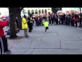 NYC break dancing with little girl who steals the show