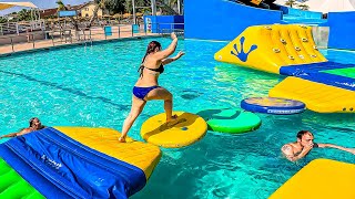 EASY 😎 Floating Play Ground at Aquasplash Lignano