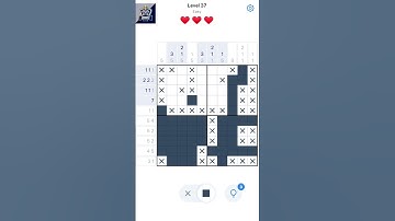 Nonogram Level 37 #nonogram #gaming #shorts