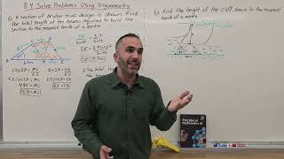 8.4 Solve Problems Using Trigonometry (Grade 10 Academic, MPM2D)