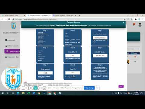 KU Course Registration Life Cycle