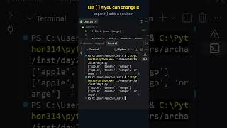 Python Day 2: Lists vs Tuples 👀Follow @syntaxspot #pythonforbeginners #learncoding #pythonday2