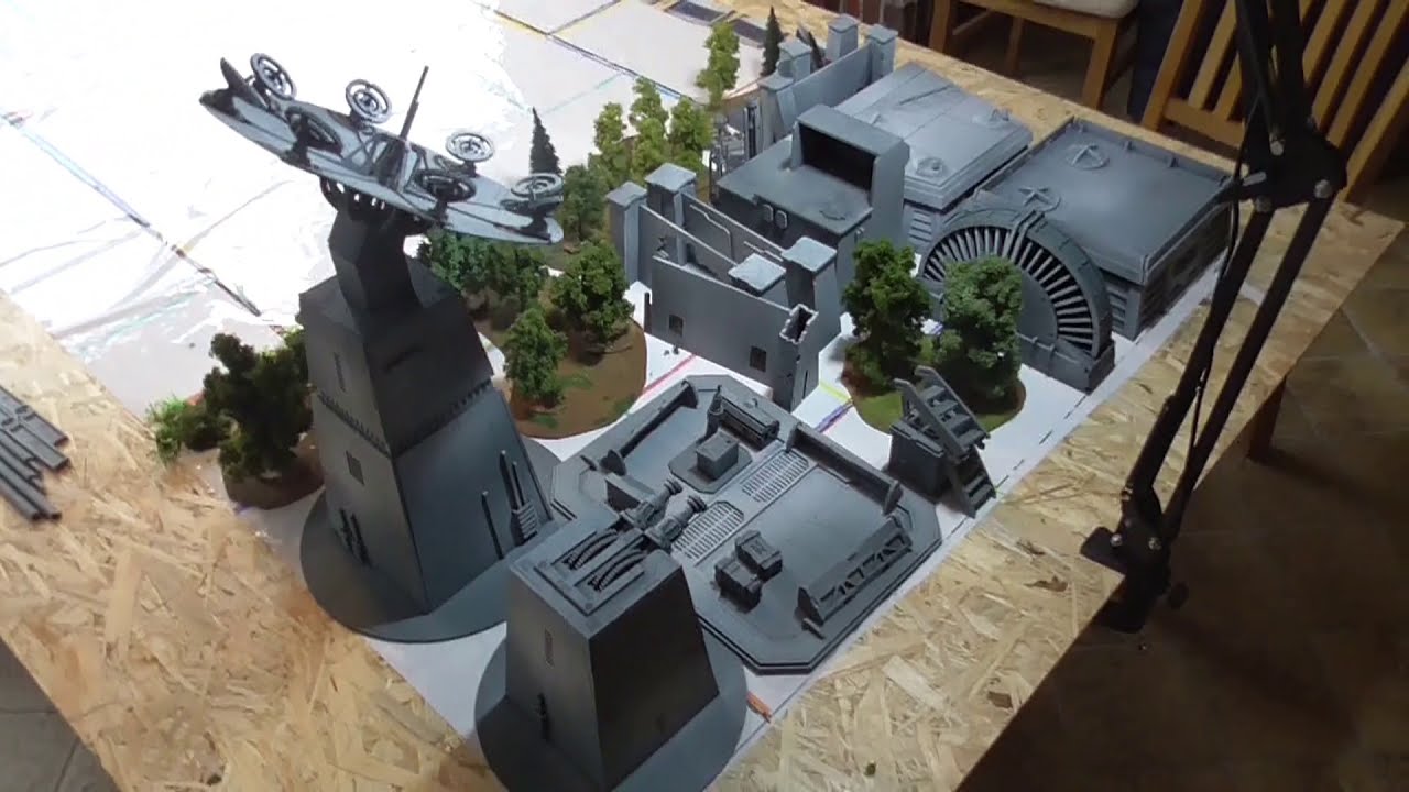 Tabletop Zubehör Kriegsspiel Gotische Bürogebäude Landschaft Gelände Kriegsspiele Legion Tischplatten Gebäude