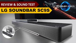 Unboxing - Install - Review & Sound Test LG Soundbar Dolby Atmos SC9S