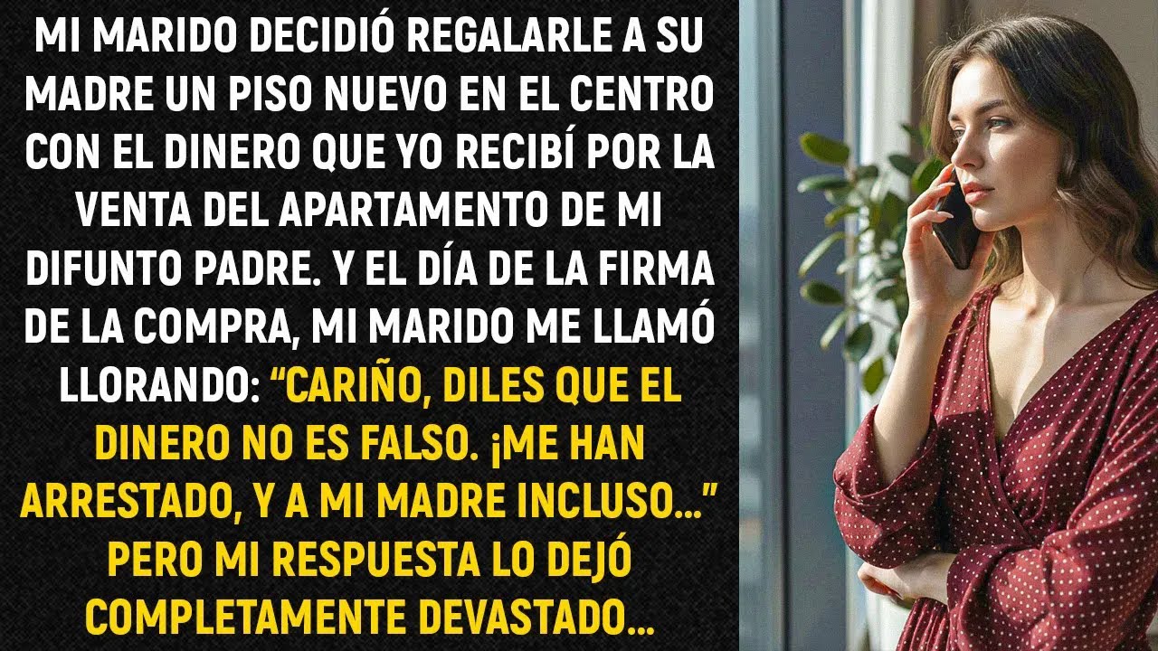 Mi marido decidió regalarle a su madre un piso nuevo en el centro con el dinero que yo recibí