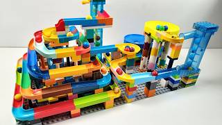 Bowls, Towers & Twisting Tracks! 🌀🌈 | Satisfying Marble Run