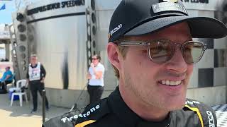 Marcus Erickson did not have a top 12 day, but optimistic for #Indy500