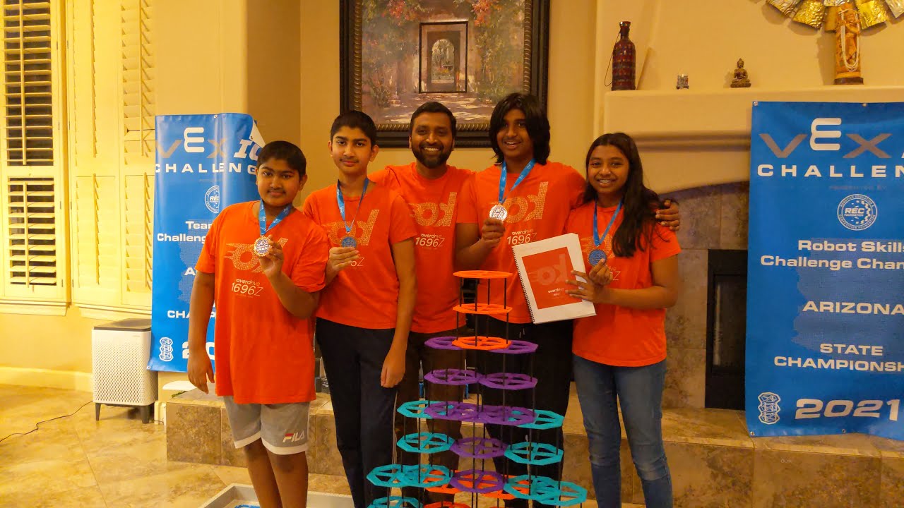 Vex Robotics World Champions and Excellence Award - Overdrive 1696z ...