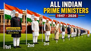 All Prime Ministers of India (1947–2026) 🇮🇳 | 3D Timeline Comparison