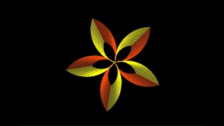 Draw a Beautiful Flower with Python Turtle| Python Turtle Graphics Design Ideas screenshot 1