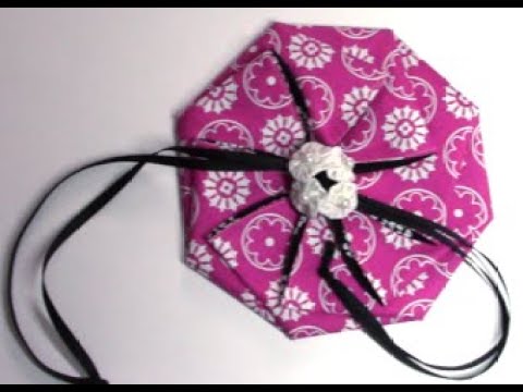 Sew a Japanese Flower Bag - YouTube