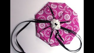 Sew a Japanese Flower Bag - YouTube
