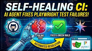 Self‑Healing CI: AI Agent Fixes Playwright Test Failures Automatically (GitHub Actions + Gemini)
