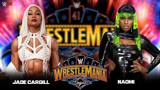 Full Match Jade Cargill vs Naomi | WWE WrestleMania 41 | 19-Apr-2025