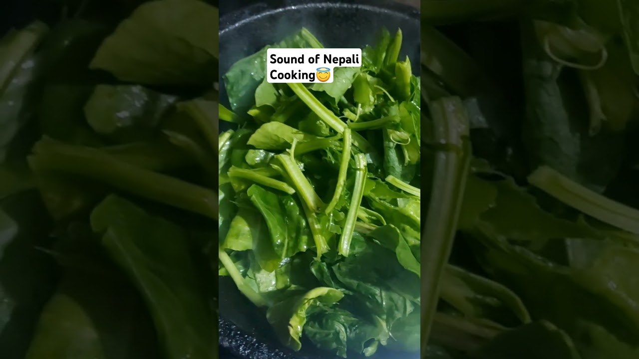 Nepali Saag recipe.