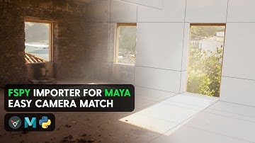 Fspy importer for Maya - Easy camera match