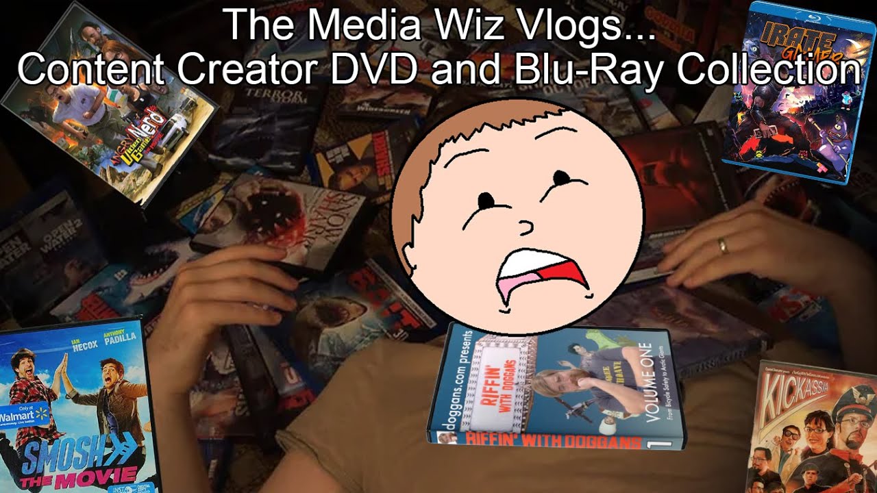 The Media Wiz Vlogs... Content Creator DVD and Blu Ray Collection