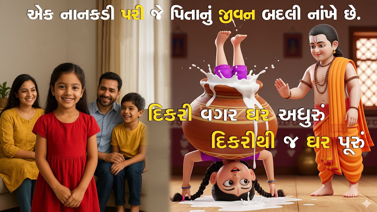દીકરી વગર ઘર અધુરું, દીકરીથી જ ઘર પૂરું | અમૃતાંજલી | A house without a daughter is incomplete |