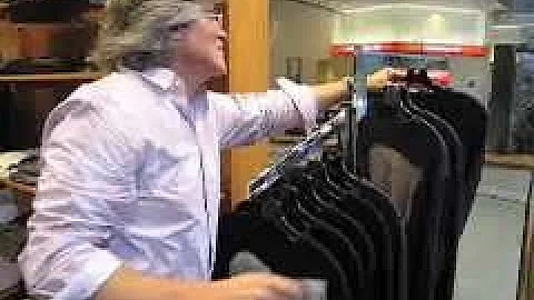 Fashion designer Robert Comstock