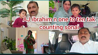 Aj Ibrahim N Counting From One To Ten Who Cares About Ibrahim Mustafa Sajid Vlogs