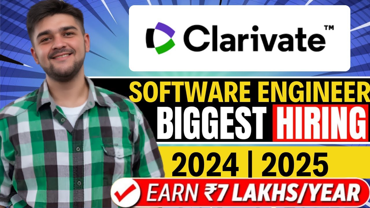 Clarivate Recruitment 2024 | OFF Campus Drive For 2024 , 2023 Batch ...