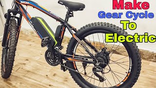 How to Convert Gear Cycle into Electric Cycle | Make Your Gear Cycle to Electric Bike screenshot 3