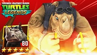 Tmnt Legends - New 5 Star Max Level 80 Rocksteady Movie