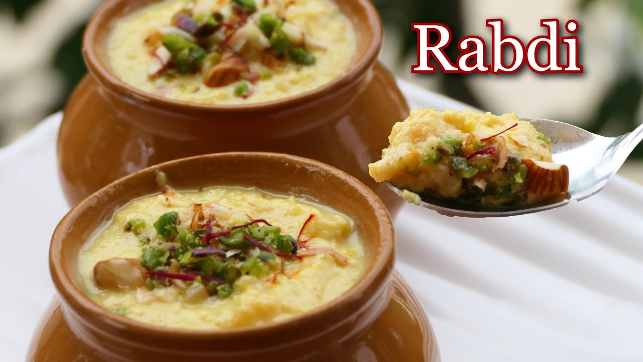 Pova Rabdi हलवाई जैसी लच्छेदार रबड़ी बनाने की विधि | Rabdi Recipe | Rabdi without ...