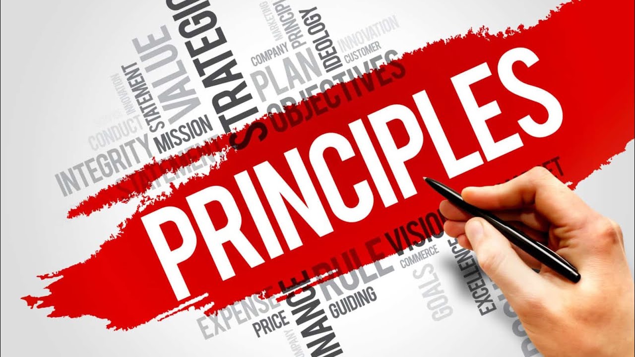 Principles that will change your life!