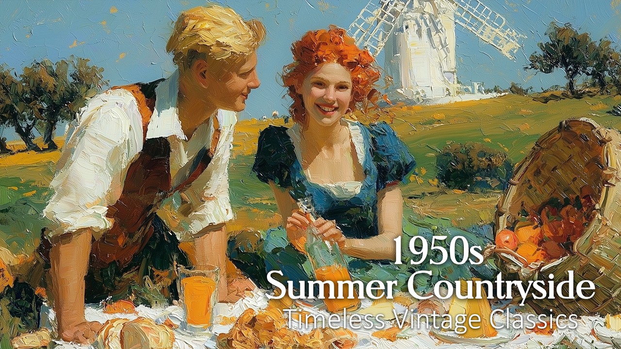 1950s Summer Countryside Picnic | Romantic Oldies from the 50s