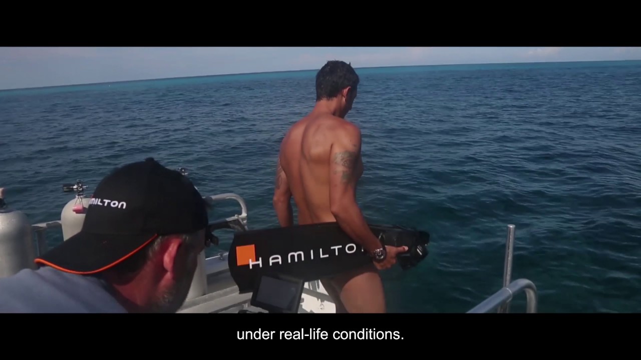 Free Diver Pierre Frolla and the Khaki Navy Frogman Auto | Behind the Scenes | Hamilton Watches