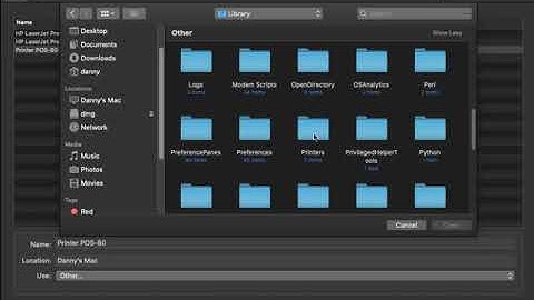 How to install MAC driver for thermal printer