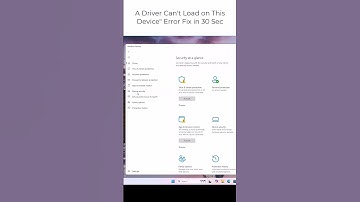 A Driver Cannot Load on This Device – Easy Fix in 30 Seconds! 🚀