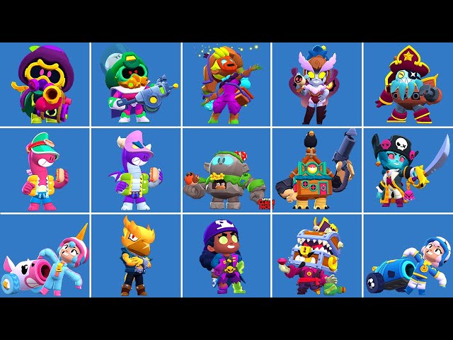 CLB Português on X: Todas as NOVAS skins nesta atualização! 🔥 Qual é a  sua skin favorita? 👇 #BrawlStars #EnchantedWoods   / X