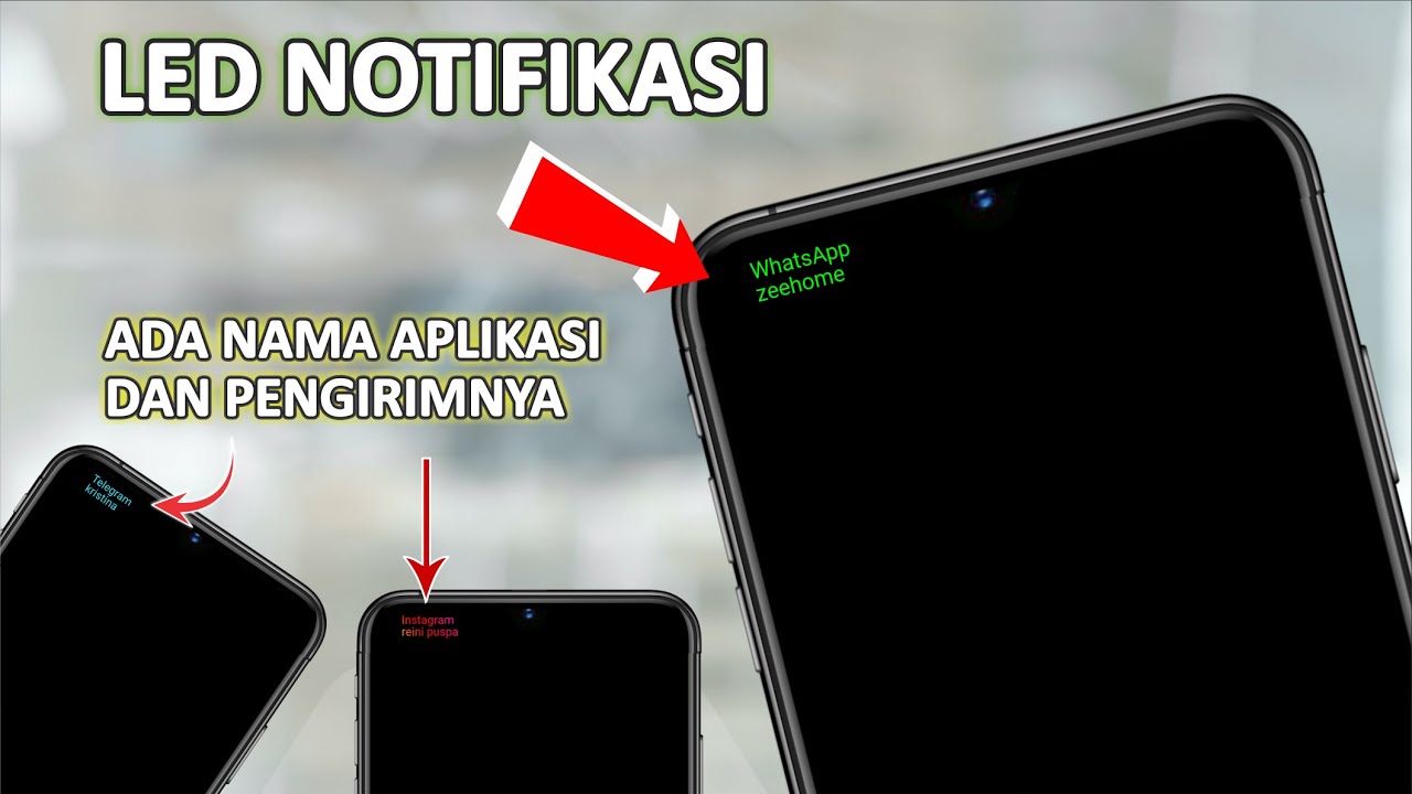 Cara Membuat LED Notifikasi WhatsApp Dengan Nama Aplikasi dan Nama