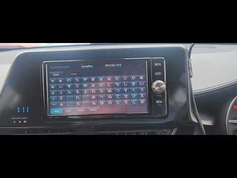 TOYOTA C-HR Radio Map navigation sd card installation details TOYOTA C-HR Radio Map navigation sd card installation details