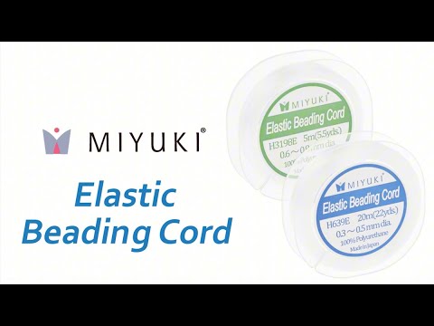 Miyuki Elastic Beading Cord – Premium Stretch String for Jewelry Making and Beadwork