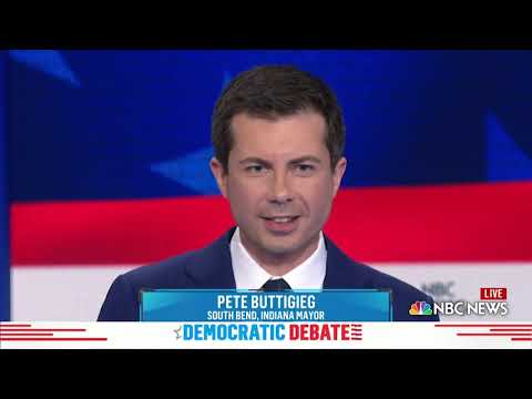 Democratic Debate: Pete Buttigieg Calls Out Religious 'Hypocrisy' For Kids in Cages | NBC New York