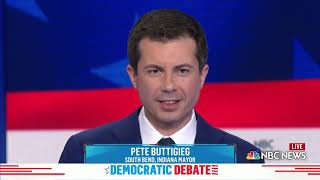 Democratic Debate: Pete Buttigieg Calls Out Religious 'Hypocrisy' For Kids in Cages | NBC New York
