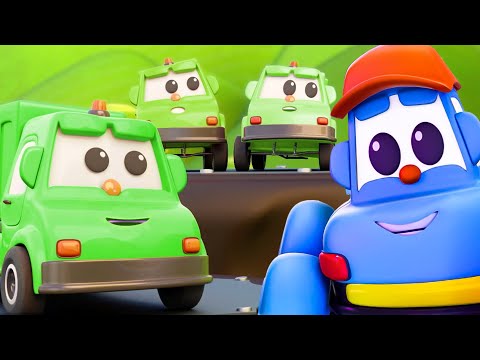 Five Little Garbage Trucks Nursery Rhyme for Kids