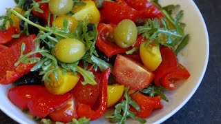 Простой салат с каперсами Простой салат с каперсами