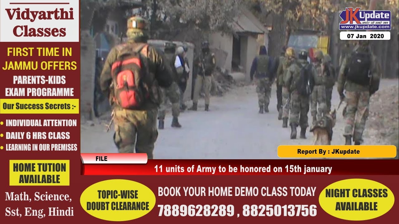 11 units of Army to be honored on 15th january 11 units of Army to be honored on 15th january