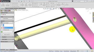4- SolidWorks || Forklift ||: Frame 3