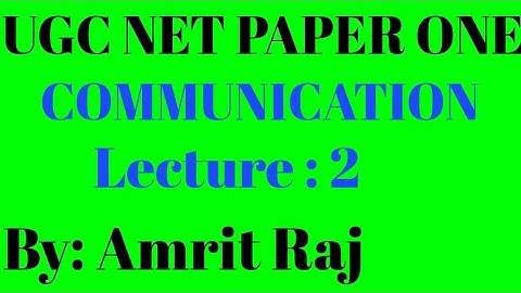 Communication for UGC NTA NET PAPER ONE | Lecture no. 2 | Functions  | AMRIT RAJ | KUSUM NET CLASSES