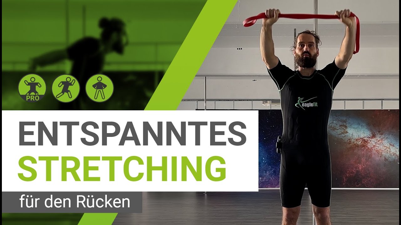 Entspanntes Stretching für den Rücken