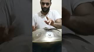 Melodic Hang Drum Improvisation | Energetic &amp; Rhythmic Ending 🌊✨ #hangdrum #handpanmusic